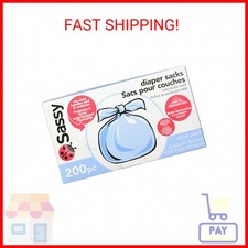 Sassy Baby Disposable Diaper Sacks, 200 Count, Packaging may vary