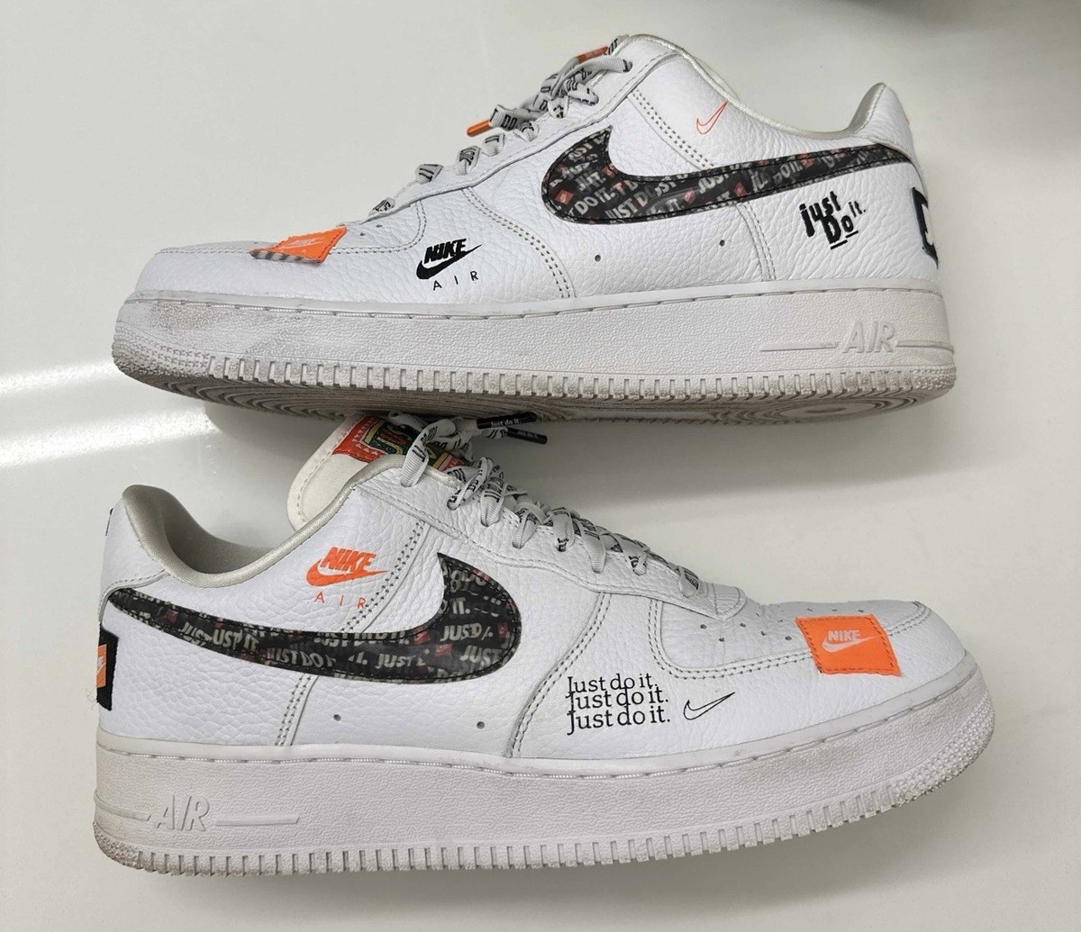 Nike Air Force 1 ホワイト JUST DO IT Size 12 - Nike Air Force 1 '07 LV8 Just Do It 2018 | eBay