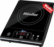 Mueller RapidTherm Portable Induction Cooktop 1800W Hot Plate Electric Stove Top