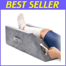 Leg Elevation Pillow with Handles for Surgery Recovery