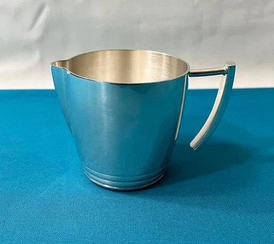 BRILLANT pot a lait CHRISTOFLE modèle CHALERSTON métal argenté 6 cm café thé - Photo 1/4