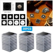 Clear Adjustable 2x2 Coin Holder Snap Capsule 40mm Silver Dollar Collection Case