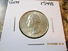 1948 WASHINGTON QUARTER GEM       XO