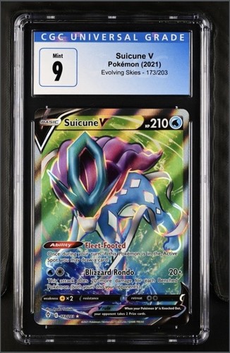 Suicune V graded CGC 9 for sale on eBay