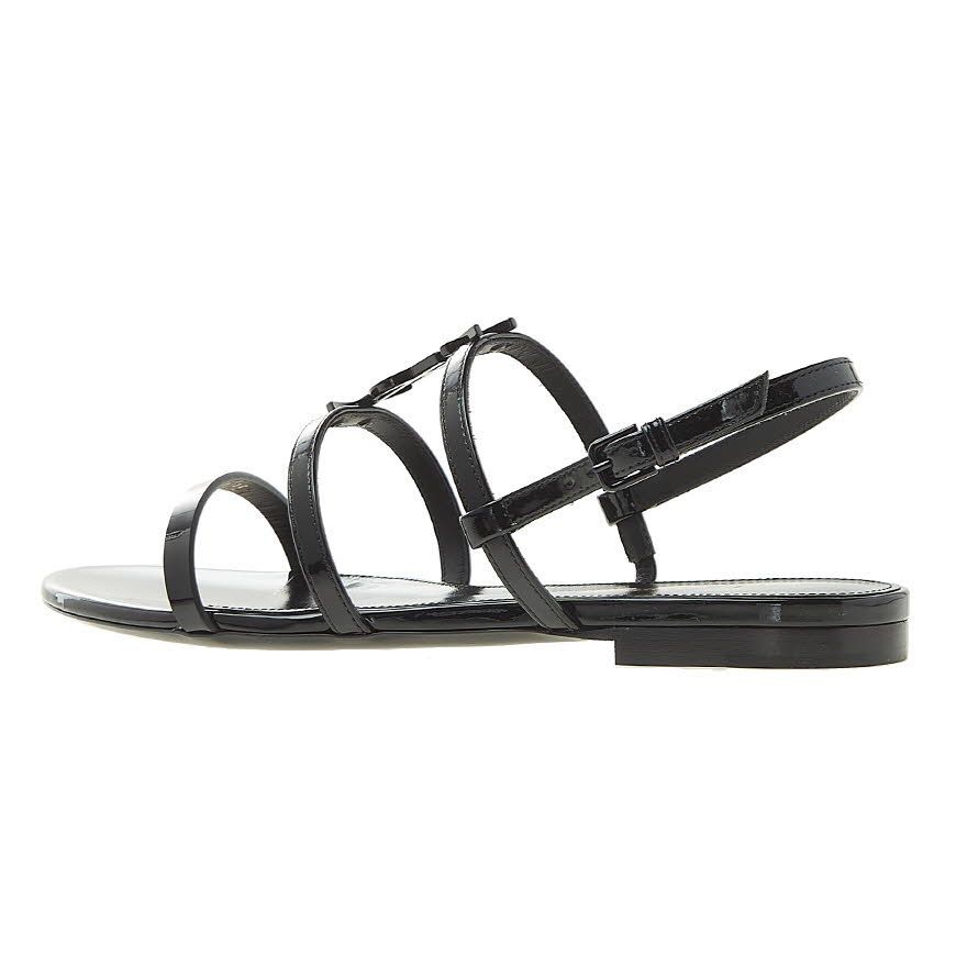 Saint Laurent Sandali donna Cassandra 652758 B8IVV 1000 57207074