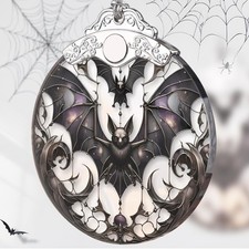 Stained Glass Suncatcher Ornament - Bat Christmas Decorations - Christmas Orn...