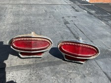 1959 Set Oldsmobile 88 Tail Lights Bezels 5950079 Guide R3-59 Oem Vtg Oem Pair
