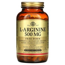 2 X Solgar, L-Arginine, Free Form, 500 mg, 25...