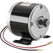 MYFULLY 24V DC 350W Brushed Permanent Magnet Electric Motor Generator Small E...