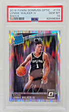2018 Optic SHOCK REFRACTOR LONNIE WALKER IV RC Rookie Card PSA 10 GEM MINT. rookie card picture