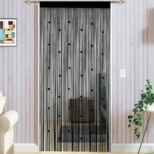 Taiyuhomes Bead String Curtain Fly Screen for Doorways Window (90X200) cm