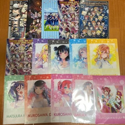 Love Live Clear File Collection Authentic Anime Character Goods Japan