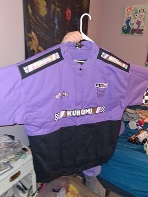 Sanrio Kuromi Purple Checkered Racing Jacket 2XL | eBay