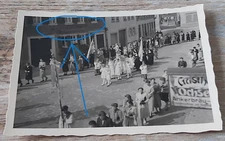 Small Old B/W AGFA LUPEX Photo Rothenburg O.D. DAUBER TINSMITH GEORG HUBERT?