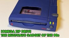Iomega Zip Drive With Parallel Cable And Powe...