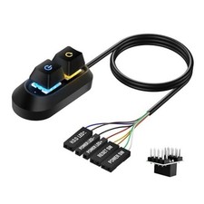 External Power Button for Desktop, PC Power Switch, Push Button, Manual