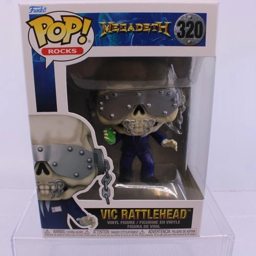 F3 Funko Pop Vinyl Figure Rocks Megadeath Vic Rattlehead 320
