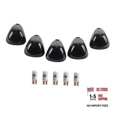 Smoked LED Roof Lights White Cab Marker Clearance Smoked Lens White LED