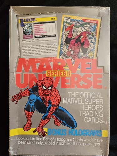 Factory Sealed Box Marvel 1991 Universe card