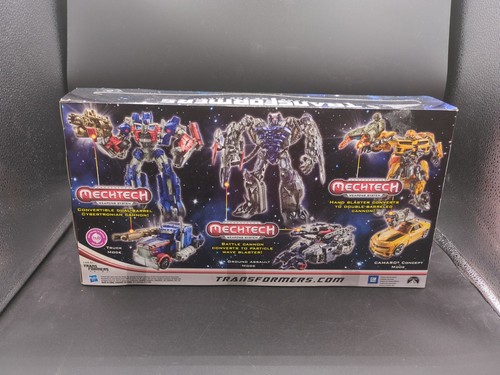 Rare 2011 Transformers OPTIMUS PRIME SHOCKWAVE BUMBLEBEE ToyRus MissionEarth - Picture 2 of 2