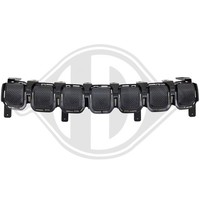 Frontgrill KüHlergrill Gitter Mitte Schwarz FüR Jeep Compass MX M 6 MP