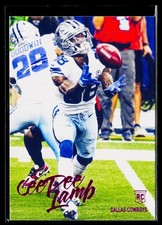 2020 Panini Chronicles #206 CeeDee Lamb Luminance Update Rookies Pink Cowboys