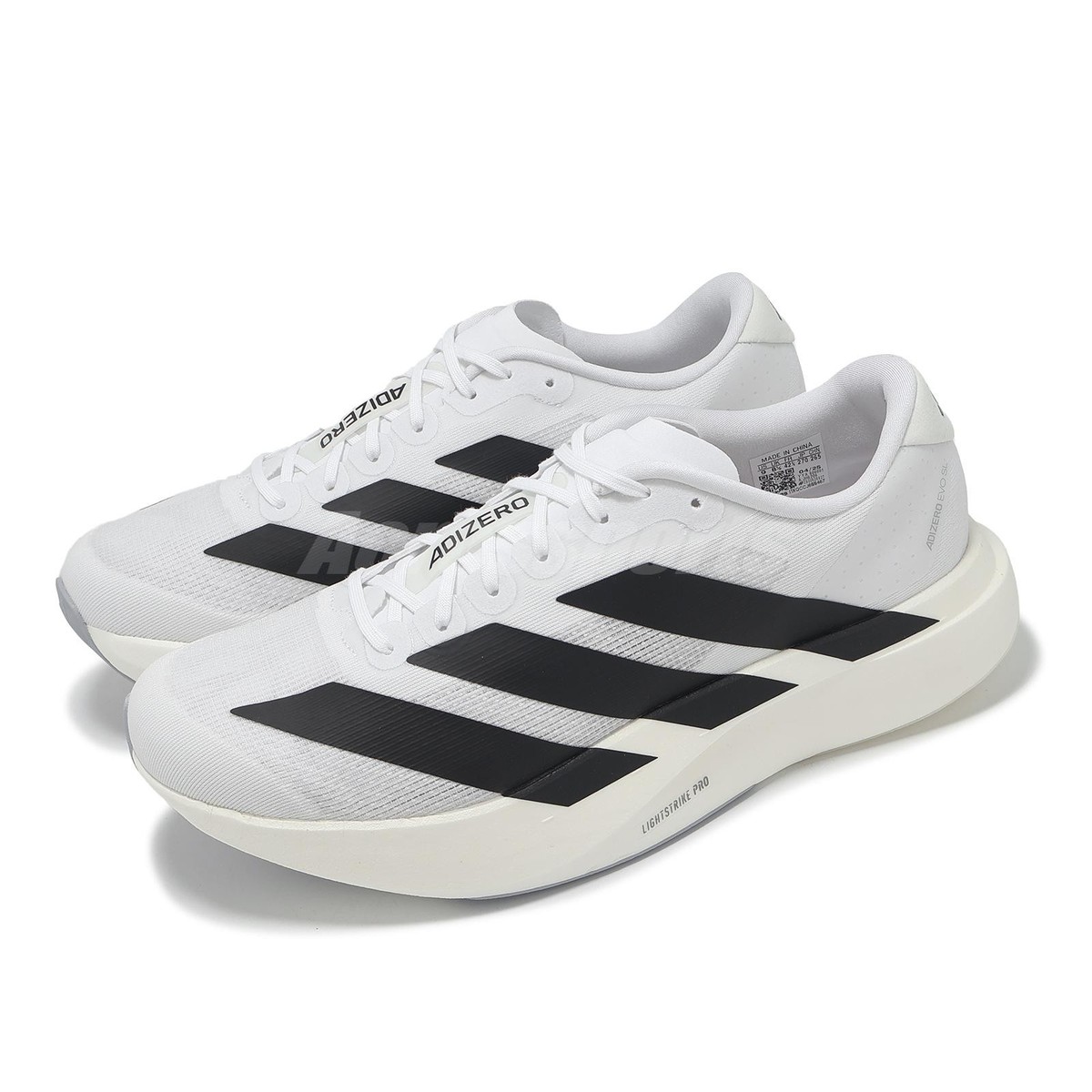 adidas Adizero Evo SL M Footwear White Core Black Men Road Running adidas Adizero Evo SL M Footwear White Core Black Men Road Running