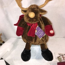 Dan Dee Christmas Reindeer Animated Plush Jingle Bells Musical Stuffed Animal