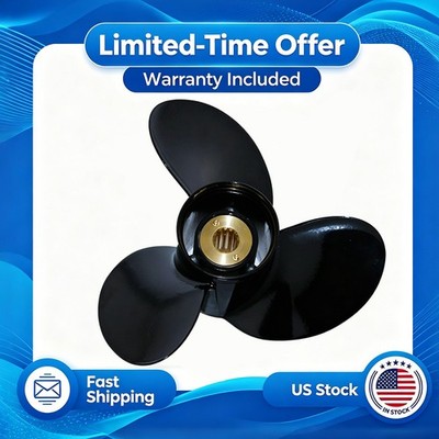 10 5/8X12 Boat Outboard Propeller For Mercury 25-70HP 13 Tooth 48-73134A45