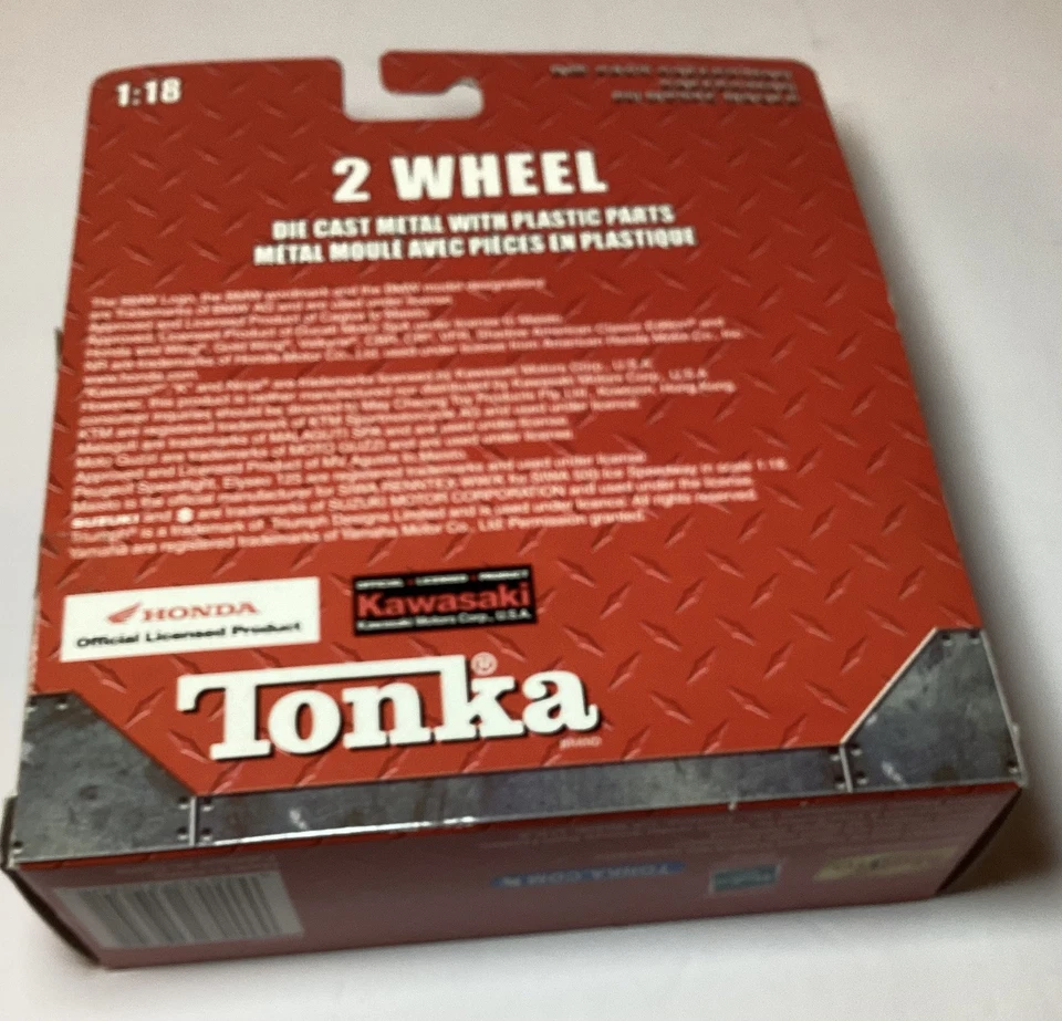 Ducati мотоцикла черный 2 колеса 2004 Hasbo Tonka Maisto 1:18 литой запечатанный РЕДКАЯ - Изображение 4 из 4