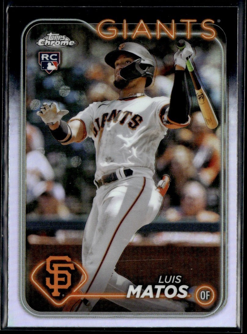 2024 Topps Chrome Refractor Luis Matos RC San Francisco Giants #270