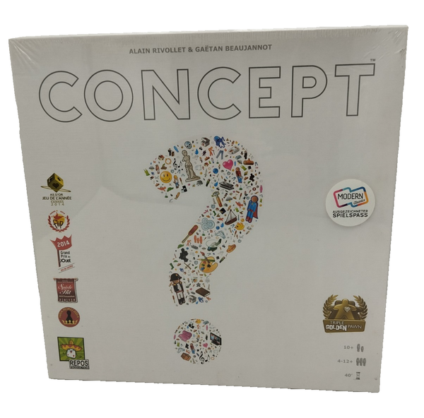 Concept Repos Production Brettspiel Party Ratespiel Familie NEU 2.Wahl %-image
