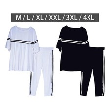 Women's Two Piece Outfits Breathable Lightweight Summer Short Sleeve Clothing