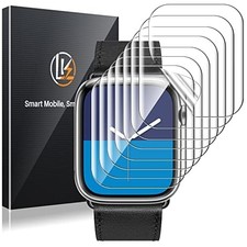 8 Pack for Apple Watch 44mm Screen Protector Series 6/5 SE2 Upgrade Soft Fil...