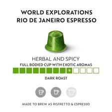 Nespresso Capsules Original Line, Rio de Janeiro, 80 Loose Count Espresso Pods