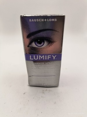Lumify Bausch+Lomb Eye Drops Small .08 fl.oz  2.5 ml Exp 10/26 Sealed 