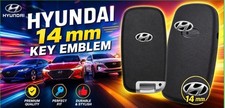 2x Hyundai 14mm x 7mm Badges Emblem for flip Key Fob Uk seller ????