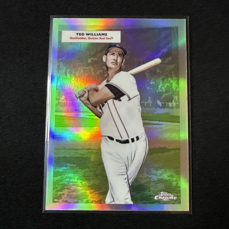 🪶Topps Chrome Platinum Anniversary Refractor Ted Williams Yastrzemski #55DH-7