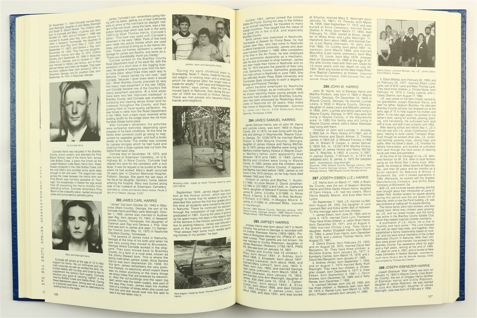 Brantley County, Nahunta Hickox Hoboken Hortense GA Family