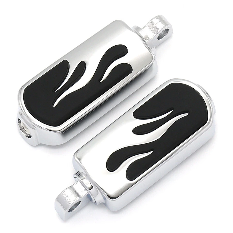 Pinos cromados padrão chama 10 mm para Harley Touring Softail Sportster EUA - Imagem 3 de 4