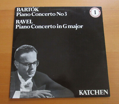 BARTOK VIOLIN CONCERTO LHMV-3 レコード REC 01 Bartok Piano Concerto 3 Ravel G major Katchen Kertesz Recut