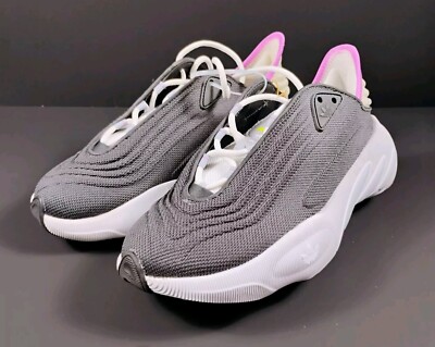 New-ADIDAS Women's adiFOM SLTN Grey Six/Halo Silver/Pulse Lilac HP6487-Size 8