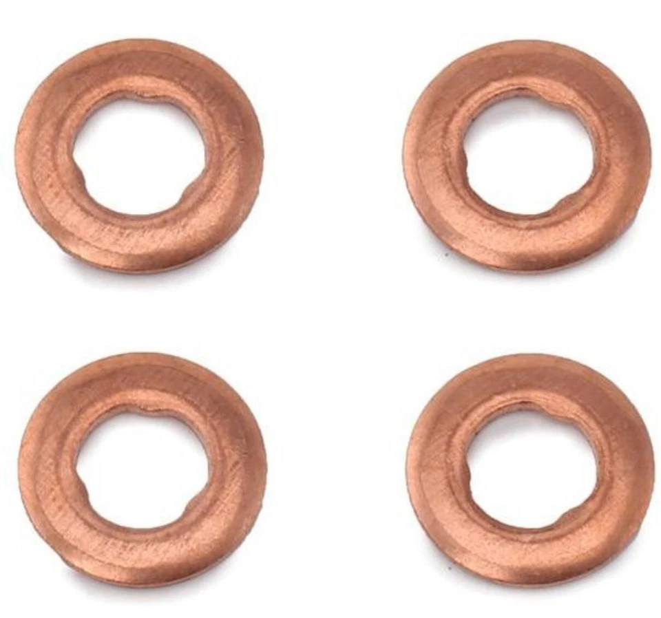 4x FEBI 28407 Zylinderschraube + Dichtringe Einspritzdüse Injektor MERCEDES CDI - Bild 4 von 4