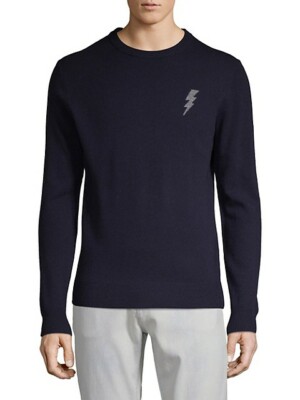 New SAKS FIFTH AVENUE Navy Wool 