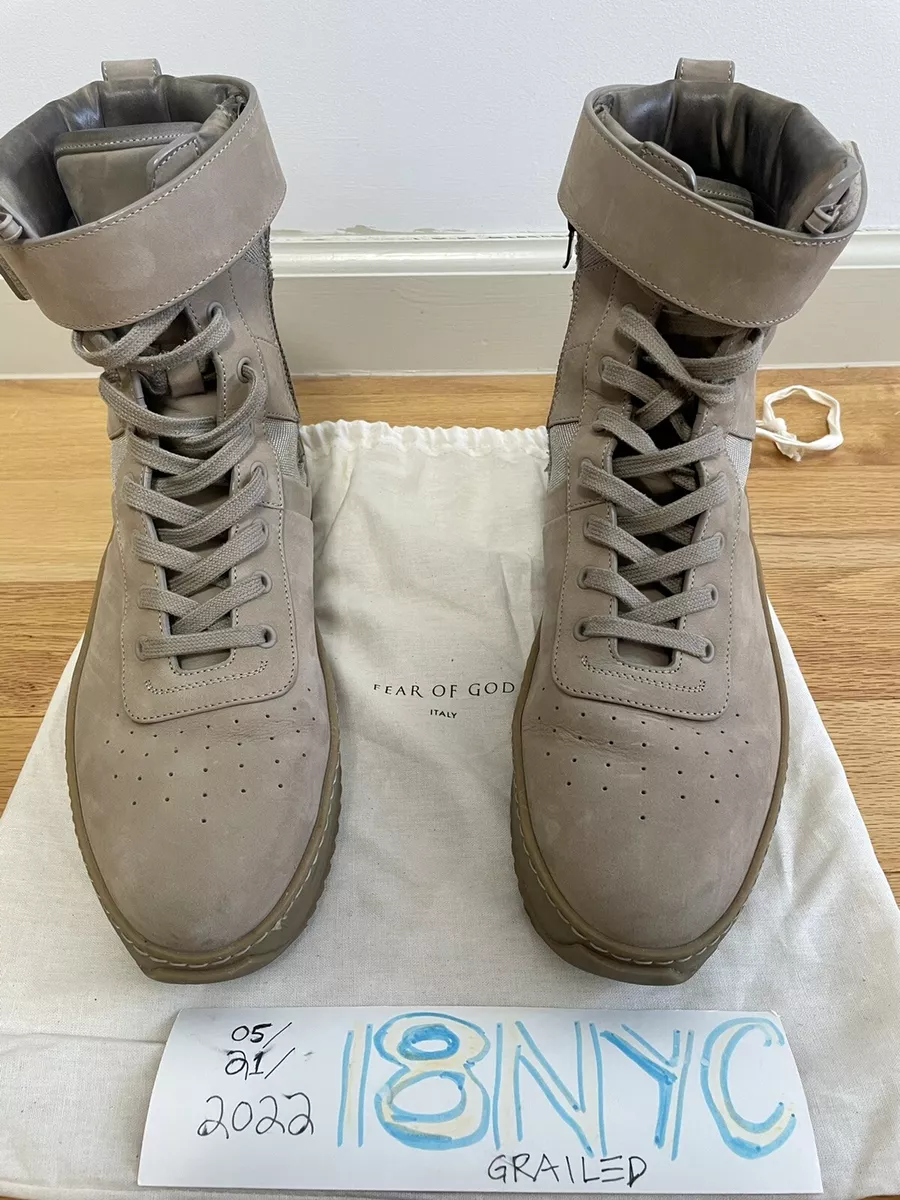 FEAR OF GOD Mainline Beige Military Boots Jerry Lorenzo FOG sz42