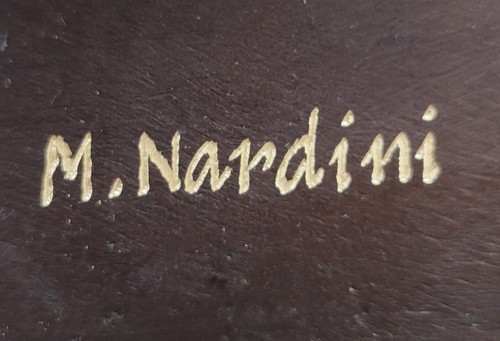 Signed Nardini Original Artwork Cat 100% Solid Bronze Sculpture Statue Figurine - Zdjęcie 10 z 10