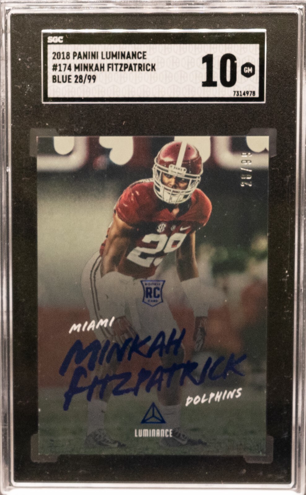 Minkah Fitzpatrick Panini Luminance #174 Base