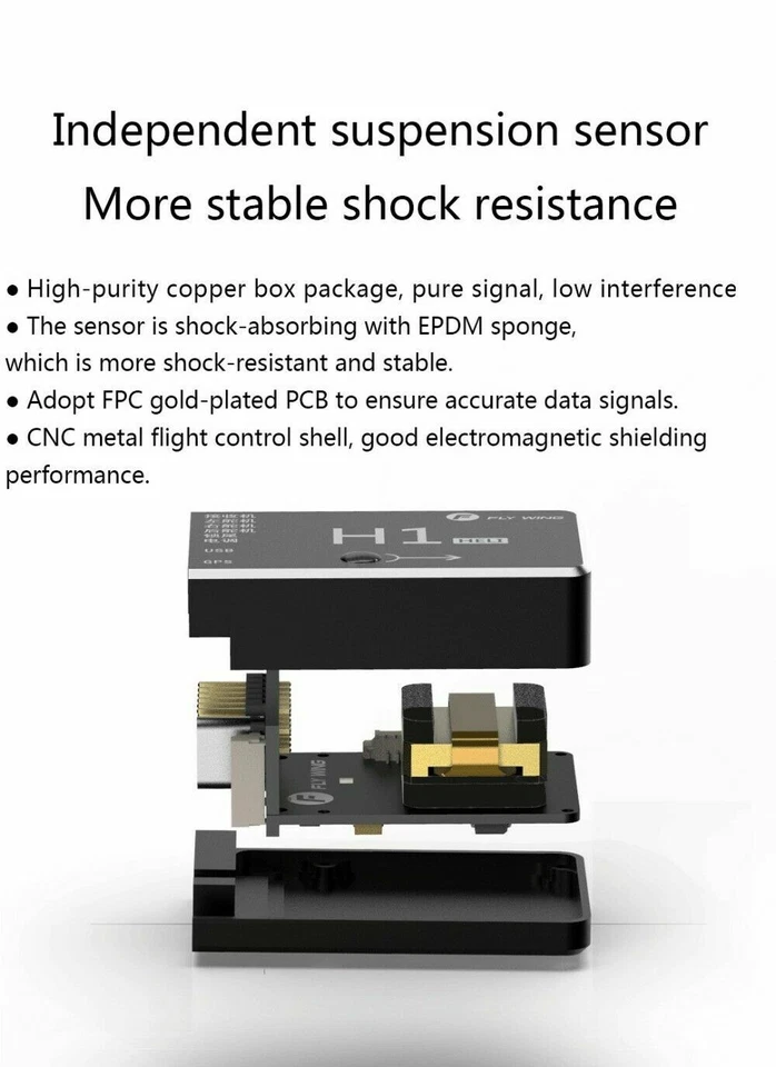 Flywing H1 Flybarless Gyro System RC Helicopter Controller For ALIGN Trex 2024 - Image 4 of 4