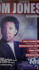 Tom Jones Werbeseite Konzert Madrid (Legan&eacute;s) 2001