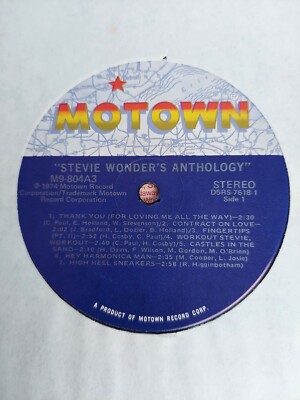 Stevie Wonder Anthology 1974 Motown M9-804A3 EX 3 Albums | eBay